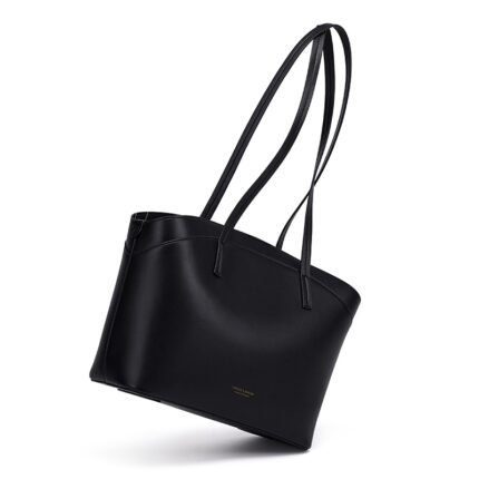 Cnoles Elegant Top Handle Luxury Designer Genuine Leather Shoulder Bag 2
