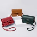 Cnoles Lady's Crossbody Bags Genuine Leather Handbag 5