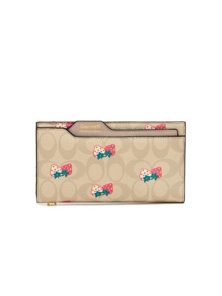 Cnoles Strawberry Printing Women Wallets Clutch Bags 3