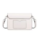Cnoles White Color Leather Crossbody Bags 3