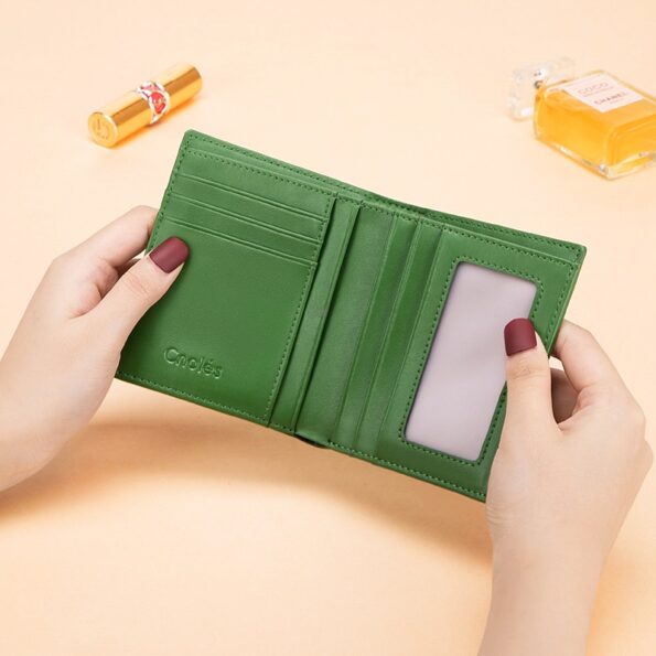 Cnoles Mini Multi-Cards Leather Wallets Purse 5