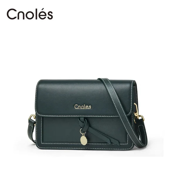 Cnoles Genuine Leather Crossbody Bag