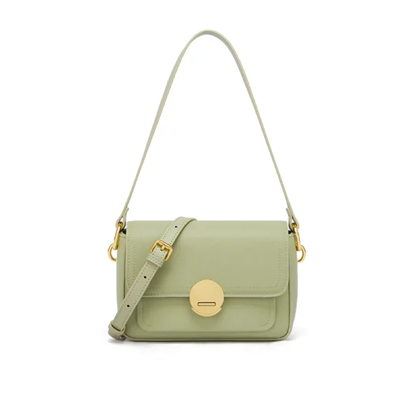 New Green Women's Leather Crossbody Bag