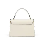 Cnoles Off-White Petal Pattern Shoulder Bag