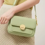 New Green Women's Leather Crossbody Bag