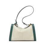 Cnoles 2024 Green and Off-White Crossbody Bag