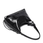 Cnoles Cowhide Leather Crossbody Bag