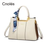 Cnoles Elegant Scarf Tote Bag