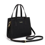 Cnoles 2024 Black Luxury Top-Handle Shoulder Bag