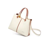 Cnoles Elegant Cowhide Top-Handle Shoulder Bag