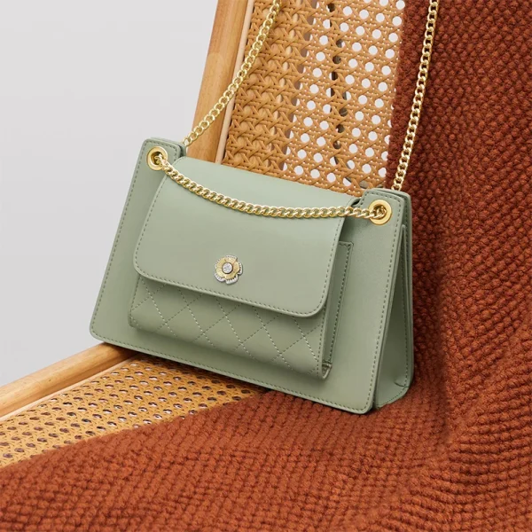 Cnoles Green Luxury Shoulder Bag