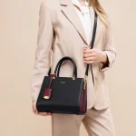 Luxury Women's Leather Shoulder Tote Bag