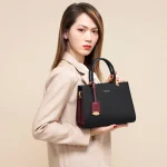 Luxury Women's Leather Shoulder Tote Bag