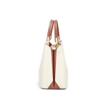 Cnoles Elegant Cowhide Top-Handle Shoulder Bag