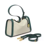 Cnoles 2024 Green and Off-White Crossbody Bag