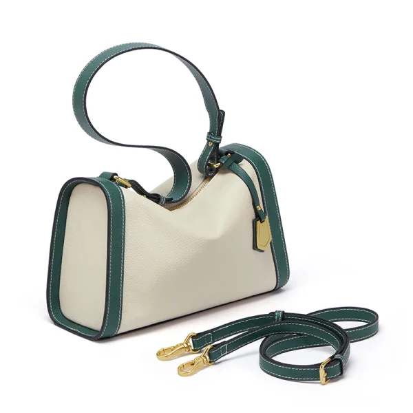 Cnoles 2024 Green and Off-White Crossbody Bag