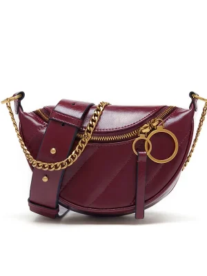 Cnoles Luxury Leather Saddle Bag