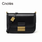 Cnoles 2024 Cowhide Leather Crossbody Bag