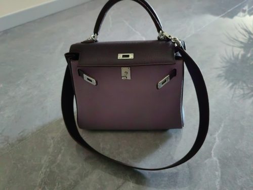 First Layer Cowhide Mini Kelly Style Handbag photo review