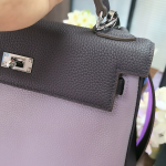 First Layer Cowhide Mini Kelly Style Handbag photo review