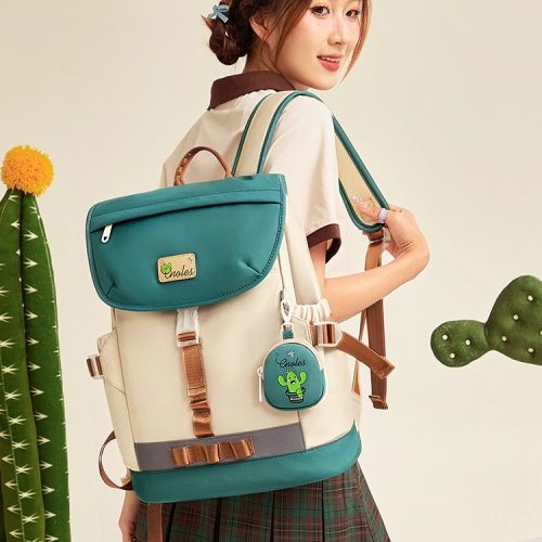 Cnoles Kou Yi Wilderness Backpack – Women’s Large Capacity Schoolbag for College & Daily Use