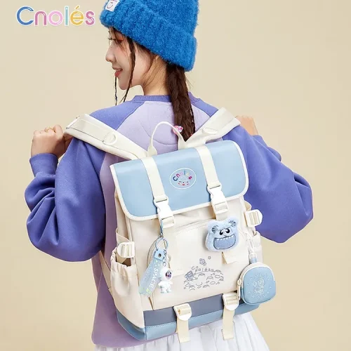 Cnoles Kouyi Astronaut Backpack – 2025 Large Capacity Schoolbag for Girls