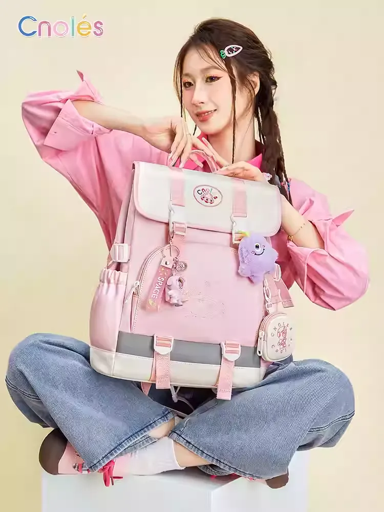 Cnoles Kouyi Astronaut Backpack – 2025 Large Capacity Schoolbag for Girls