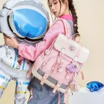 Cnoles Kouyi Astronaut Backpack – 2025 Large Capacity Schoolbag for Girls